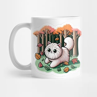 kitty in the woods Mug